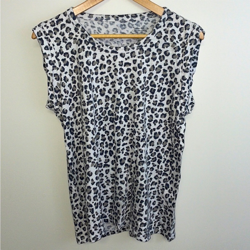 Banana Republic Malibu Tee, T-Shirt, Leopard Print